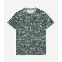 Women Printed Loose T-Shirt - Lime Tea