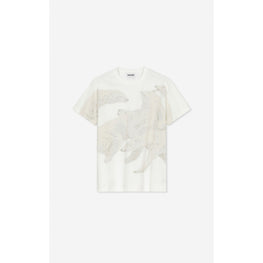 Women Printed Loose T-Shirt - Off White
