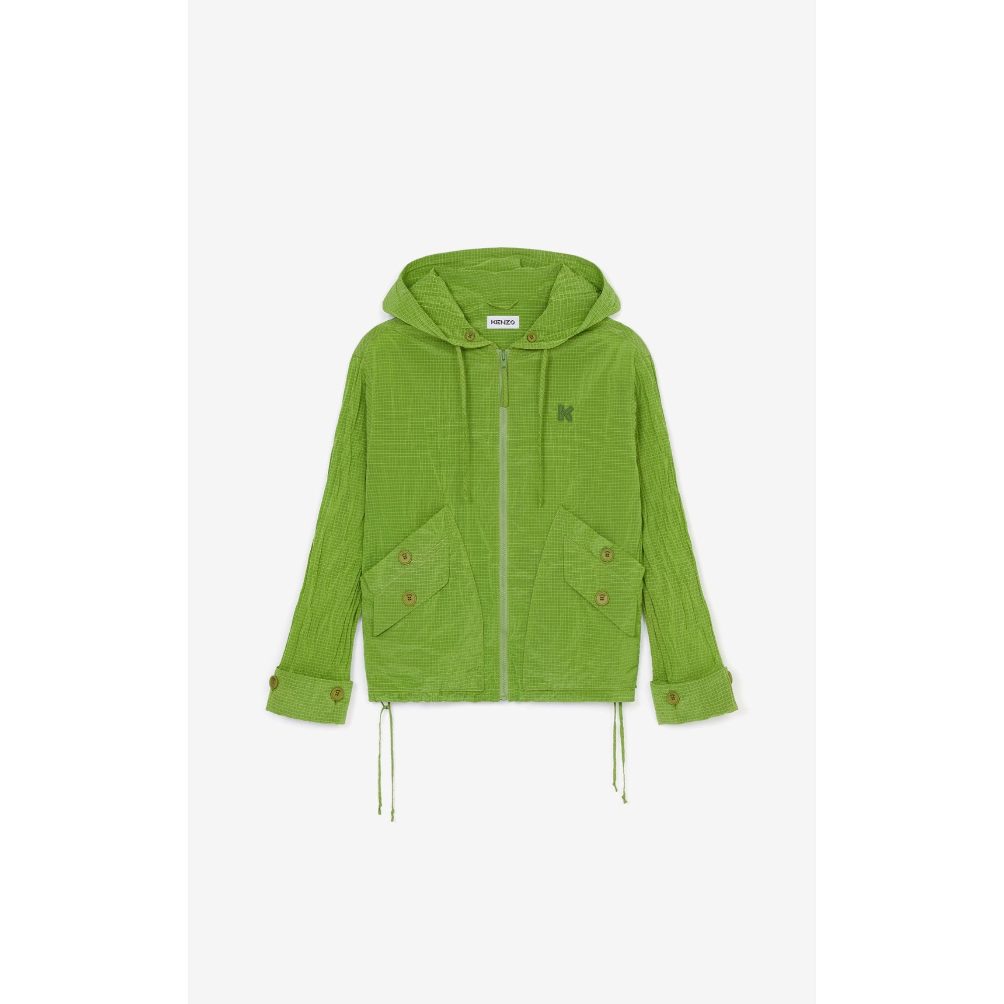 Men Hooded Blouson - Absinthe