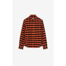 Men Check Casual Shirt - Medium Orange