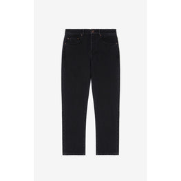 Men Tapered Cropped Jean - Black