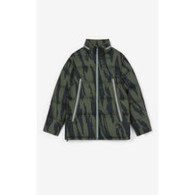 Men Printed Puffer Jacket - Bronze