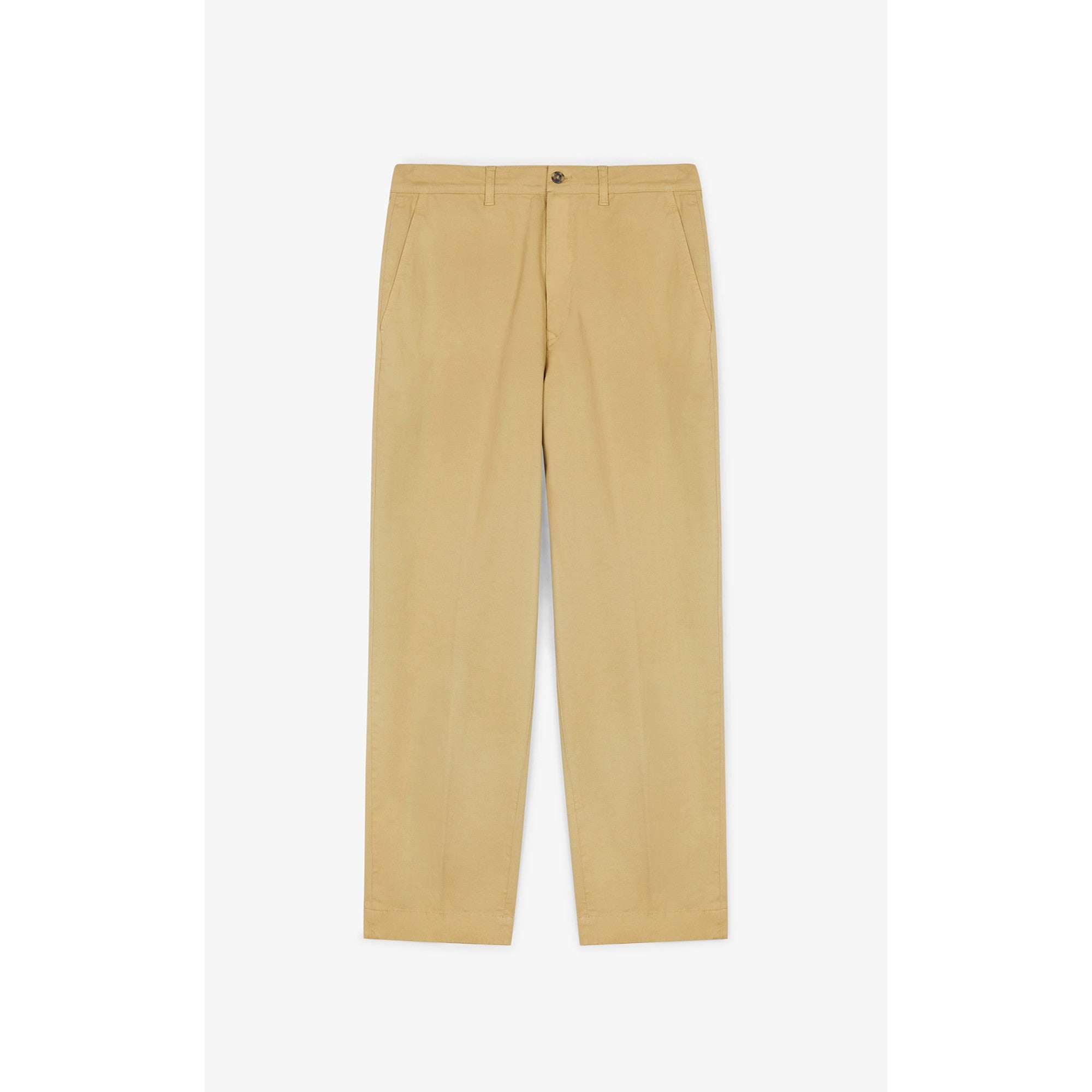Men Tapered Cropped Pant - Sand