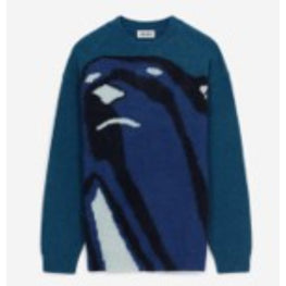 Men Intarsia Comfort Jumper - Midnight Blue