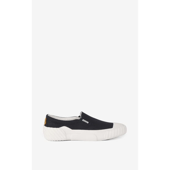 Men Tiger Crest Slip-On Sneakers - Black