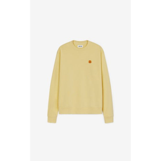 Men Tiger Crest Classic Sweatshirt - Ivory