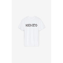 Men Kenzo Logo Classic T-Shirt - White