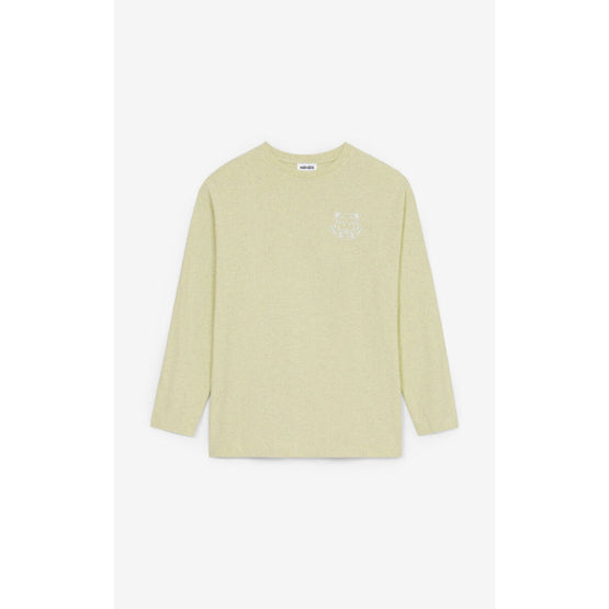 Men Recycling Long Sleeves T - Almond Green