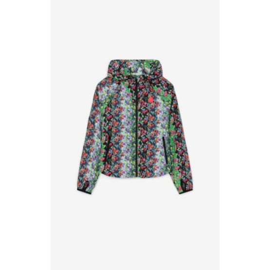Women Printed Windbreaker - Multicolor