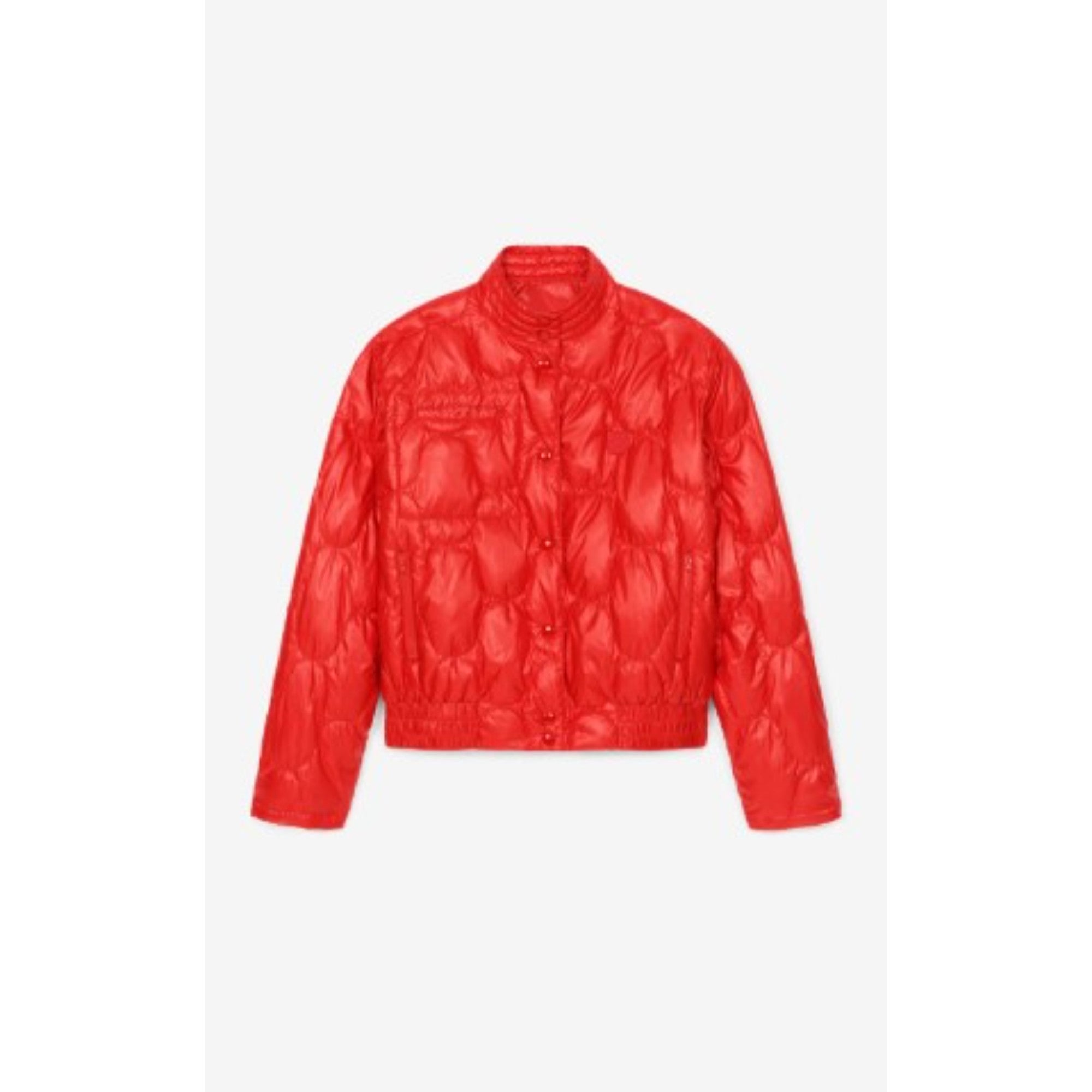 Women Packable Light Puffer Jacket - Medium Red