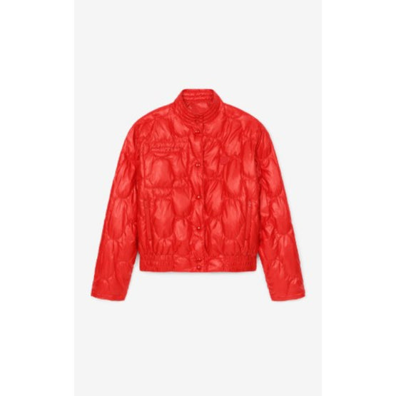 Women Packable Light Puffer Jacket - Medium Red