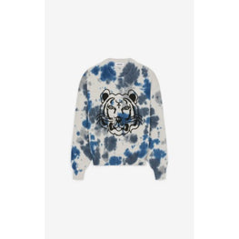 Women K-Tiger Printed Jumper - Glacier