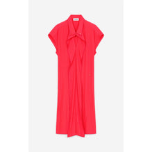Women Waisted Dress - Coral