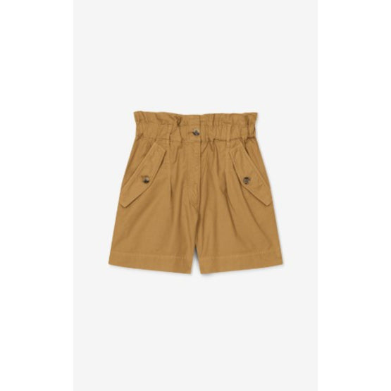 Women Elasticated Short - Tabac
