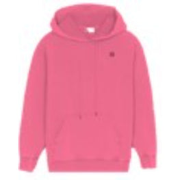 Women Tiger Crest Loose Hoodie - Deep Fuschia