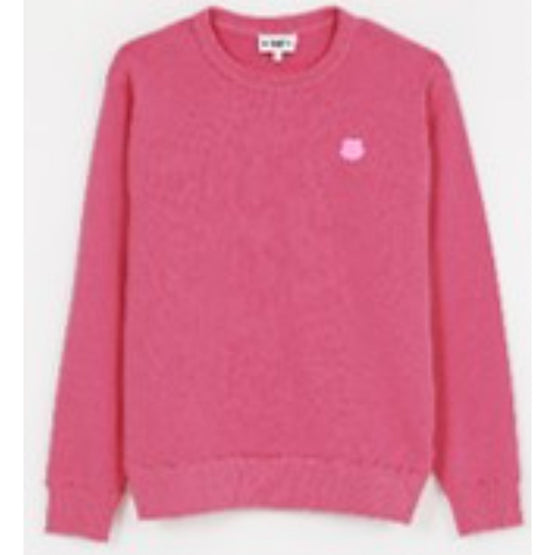 Women Tiger Crest Classic Sweatshirt - Deep Fuschia