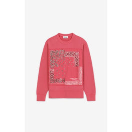 Women Placed Bandana Classic Sweat - Deep Fuschia