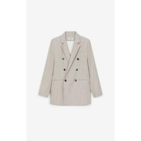 Women Blazer - Tan