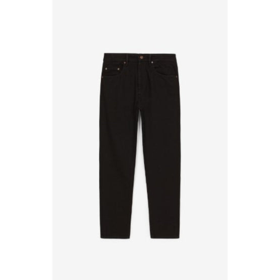 Men Tapered Cropped Jean - Black