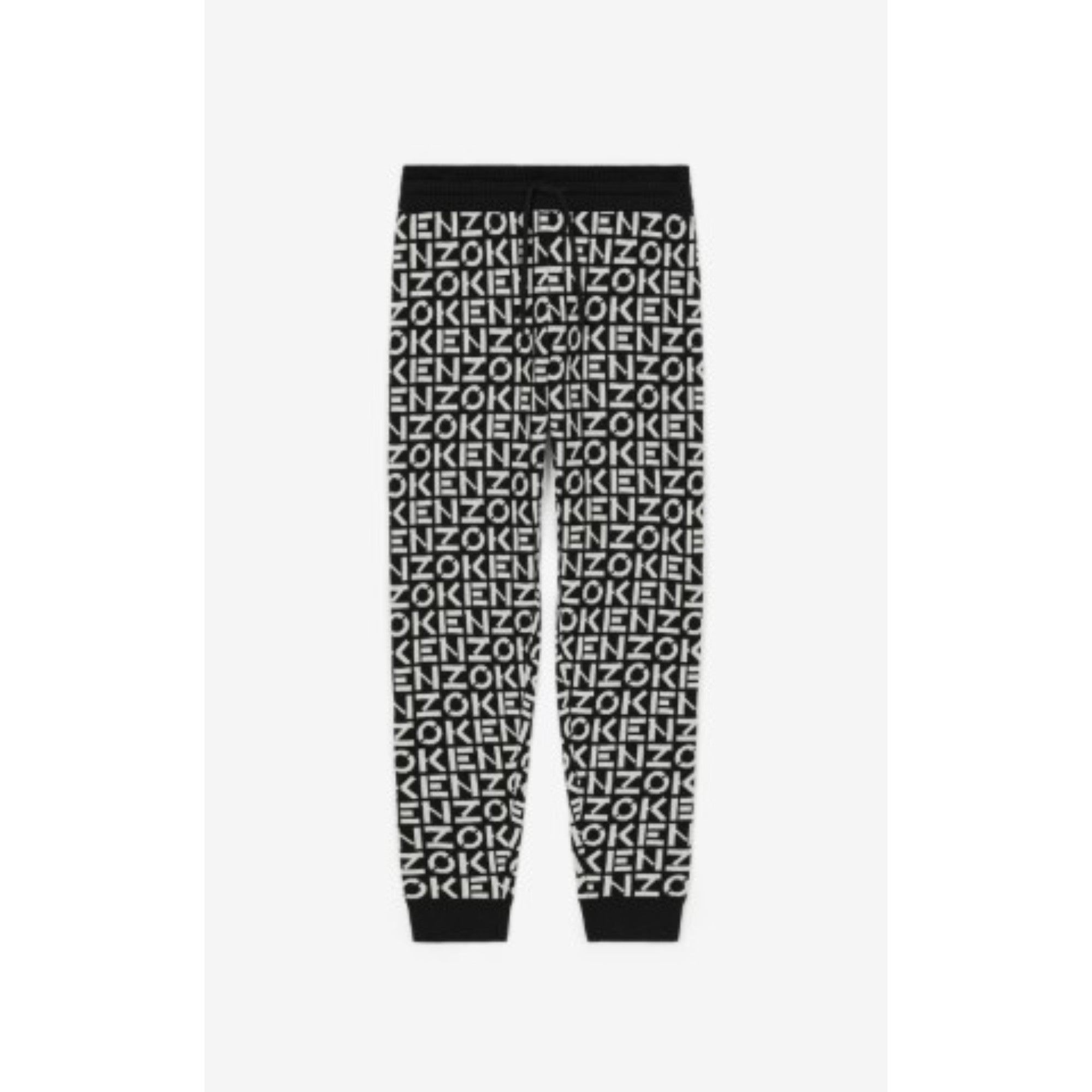 Men Monogram Classic Jogpants - Black