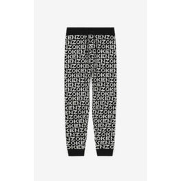Men Monogram Classic Jogpants - Black