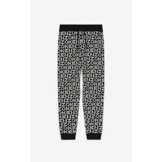 Men Monogram Classic Jogpants - Black