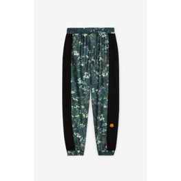Men Print Regular Trackpant - Black