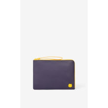 Men Large Clutch - Navy Blue