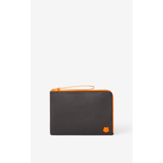 Men Large Clutch - Black