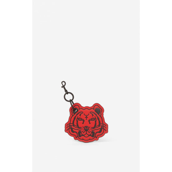 Men Tiger Head Cardholder - Medium Red