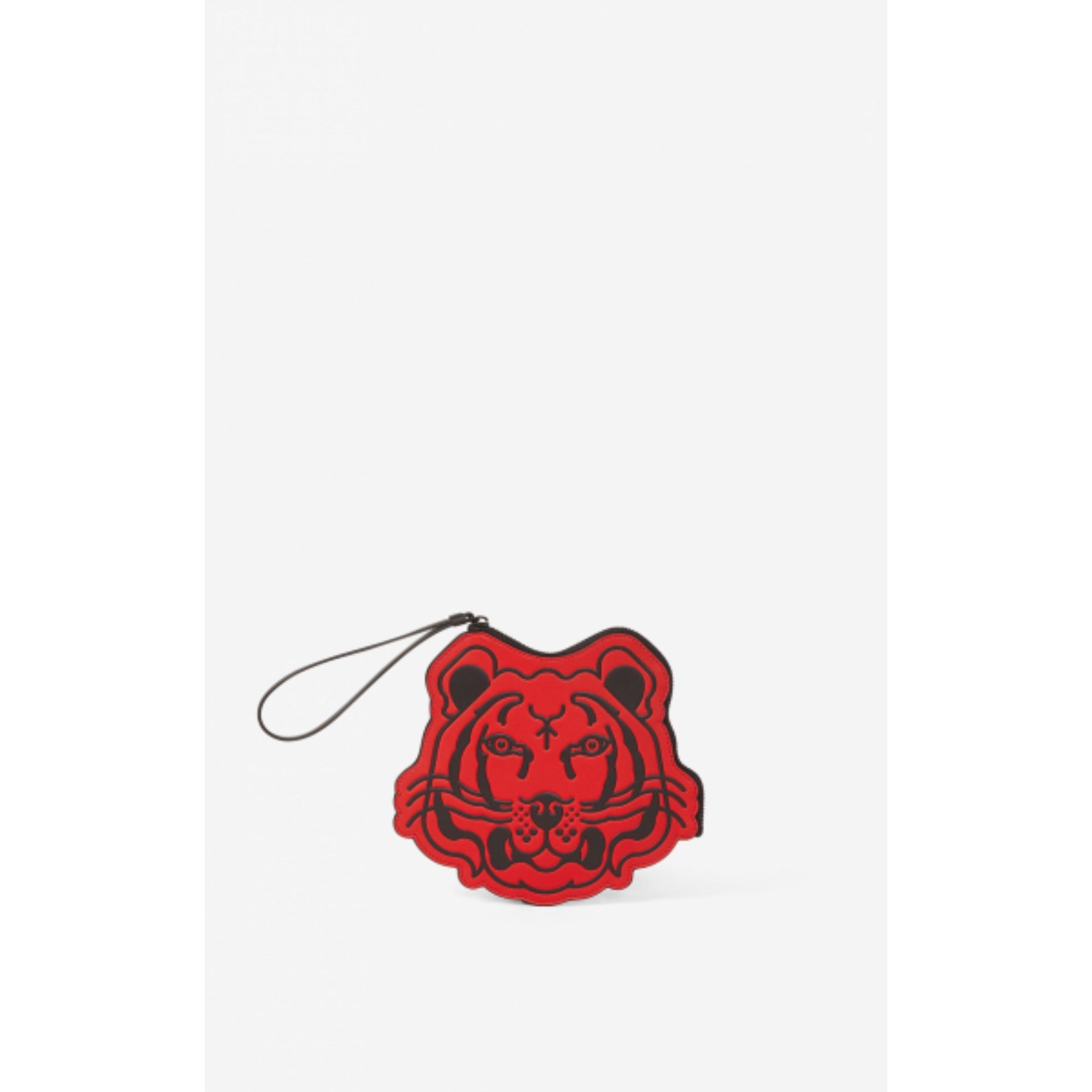 Men Tiger Head Pouch - Medium Red