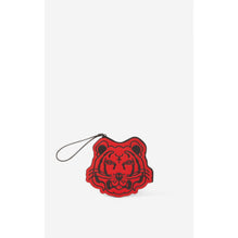 Men Tiger Head Pouch - Medium Red
