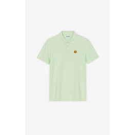 Men Tiger Crest Kfit Polo - Almond Green