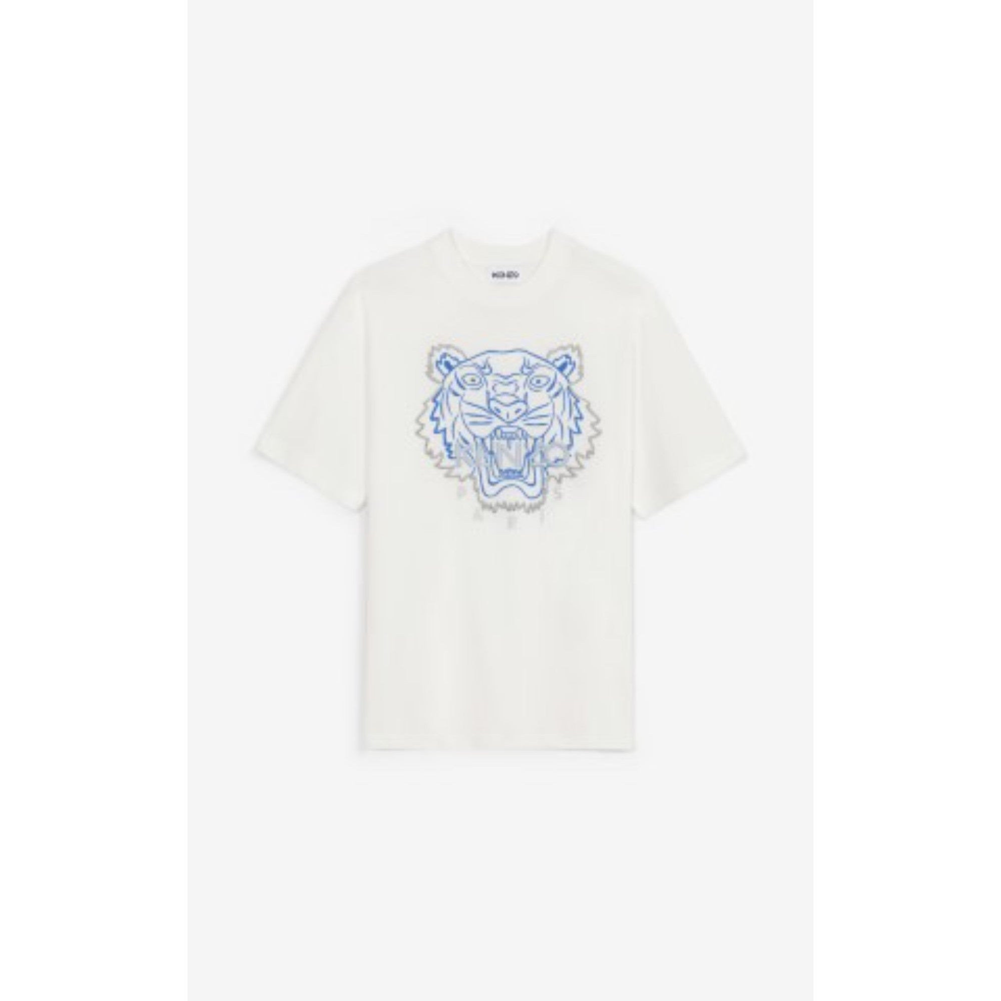 Men Tiger Seasonal Relaxed T-S - White