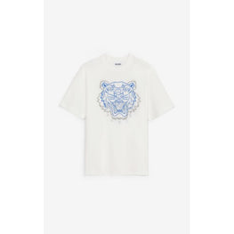 Men Tiger Seasonal Relaxed T-S - White
