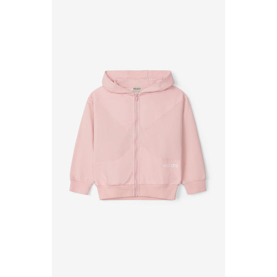 Kids Gilet Capuche - Faded Pink