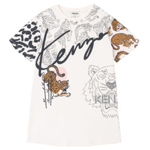 Kids Robe En Jersey Lourd 100% Coto - Off White