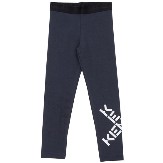 Kids Leggings En Jersey - Anthracite