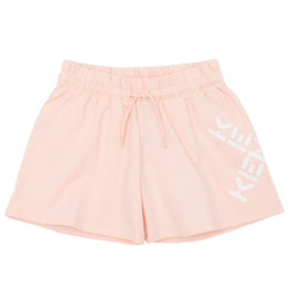 Kids Short En Molleton LÃ©ger - Pastel Pink