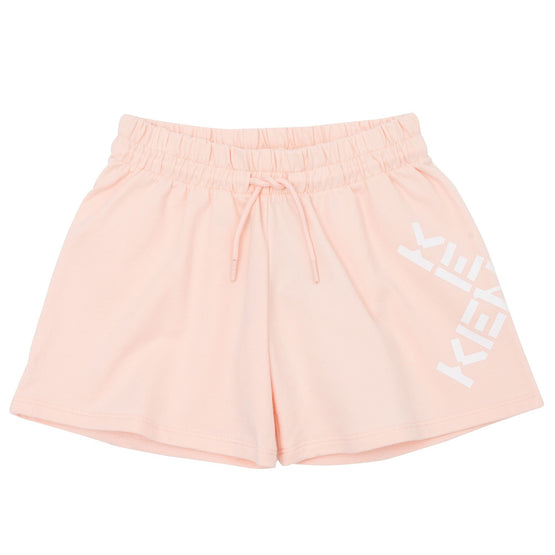 Kids Short En Molleton LÃ©ger - Pastel Pink
