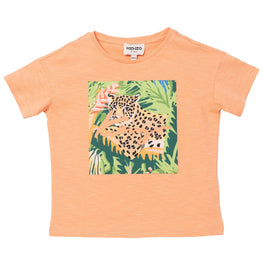 Kids Tee Shirt En Jersey MoulinÃ© - Raspberry