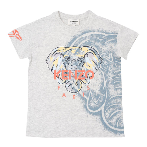 Kids Tee Shirt En Jersey ChinÃ© - Pearl Grey